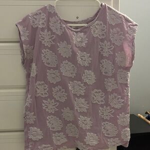 Floral Lavender Women's Top
